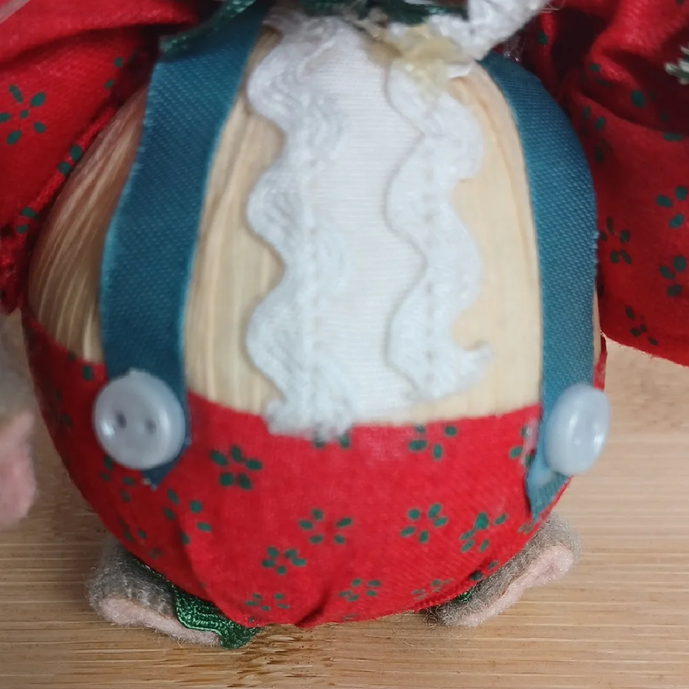 VTG Kurt Adler Chef Corn Husk Mouse Decor 6